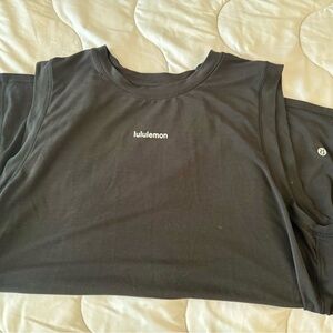 lululemon athletica Black Muscle Tee